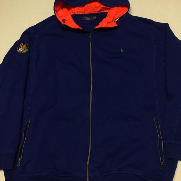 polo patch hoodie